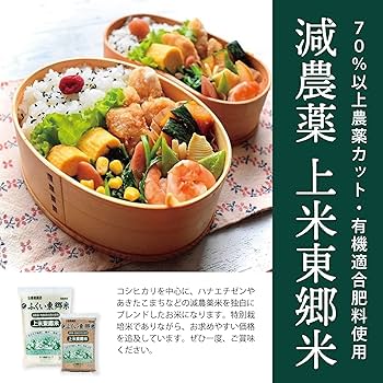 Amazon.co.jp: 減農薬 上米東郷米 胚芽付米 5kg 令和5年産